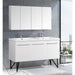 Swiss Madison Annecy 60" Bathroom Vanity in White - SM-BV216 - Backyard Provider