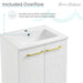 Swiss Madison Annecy 24" Bathroom Vanity in Galaxy White - SM-BV255W - Backyard Provider