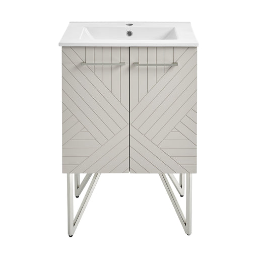 Swiss Madison Annecy 24" Bathroom Vanity in Mayhem Greige - SM-BV256EI - Backyard Provider