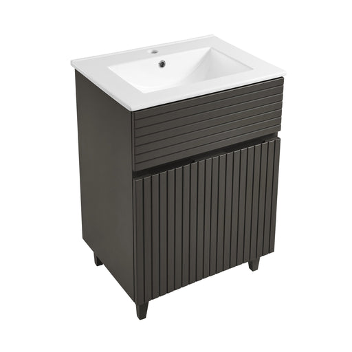 Swiss Madison Bernay 24" Bathroom Vanity in Cedar Grey - SM-BV271CG - Backyard Provider