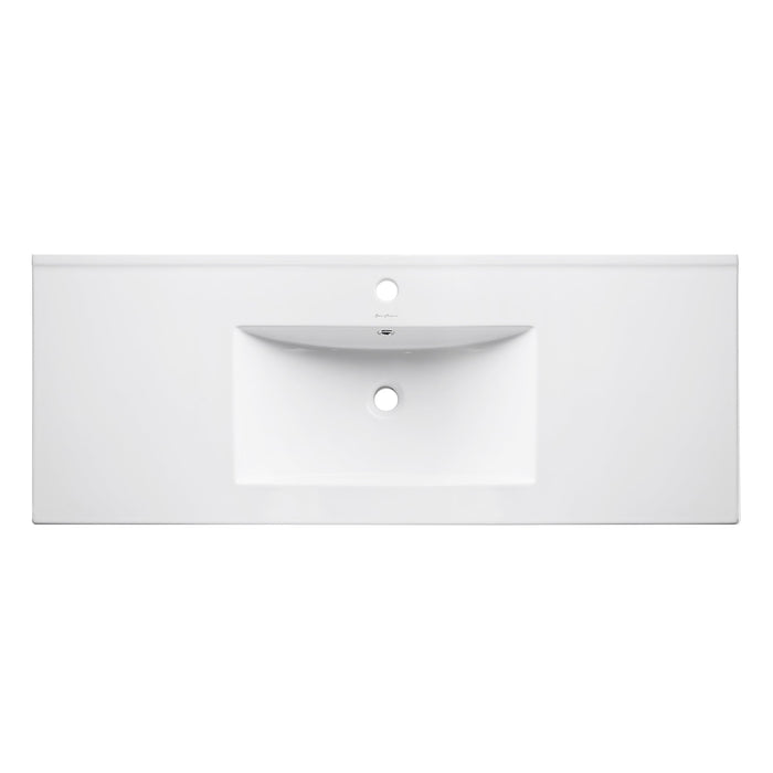Swiss Madison Pierre 48 Single, Open Shelf, Chrome Metal Frame Bathroom Vanity - SM-BV554C - Backyard Provider