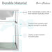 Swiss Madison Pierre 48 Single, Open Shelf, Chrome Metal Frame Bathroom Vanity - SM-BV554C - Backyard Provider