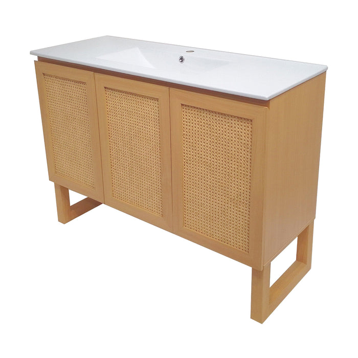 Swiss Madison Arles 48" Single, Bathroom Vanity in Honey - SM-BV811 - Backyard Provider