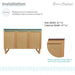 Swiss Madison Arles 48" Single, Bathroom Vanity in Honey - SM-BV811 - Backyard Provider