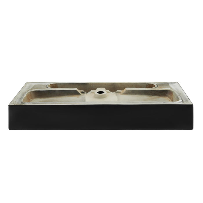 Swiss Madison Claire 40" Console Sink Matte Black Basin Chrome Legs - SM-CS764 - Backyard Provider