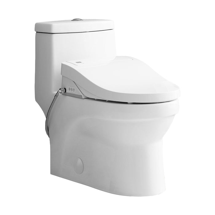 Swiss Madison Virage One-Piece Toilet with Vivante Smart Seat Bidet 1.1/1.6 gpf - SM-ST018 - Backyard Provider