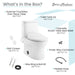 Swiss Madison Avancer One-Piece Toilet with Cascade Smart Seat 0.95/1.26 gpf - SM-ST021 - Backyard Provider