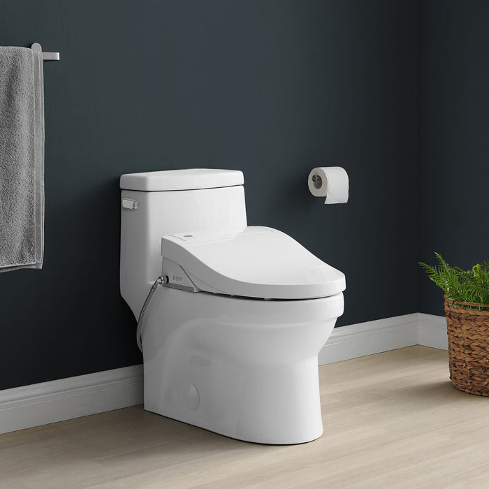 Swiss Madison Virage One-Piece Toilet with Vivante Smart Seat Left Side Flush Handle 1.28 gpf - SM-ST023 - Backyard Provider