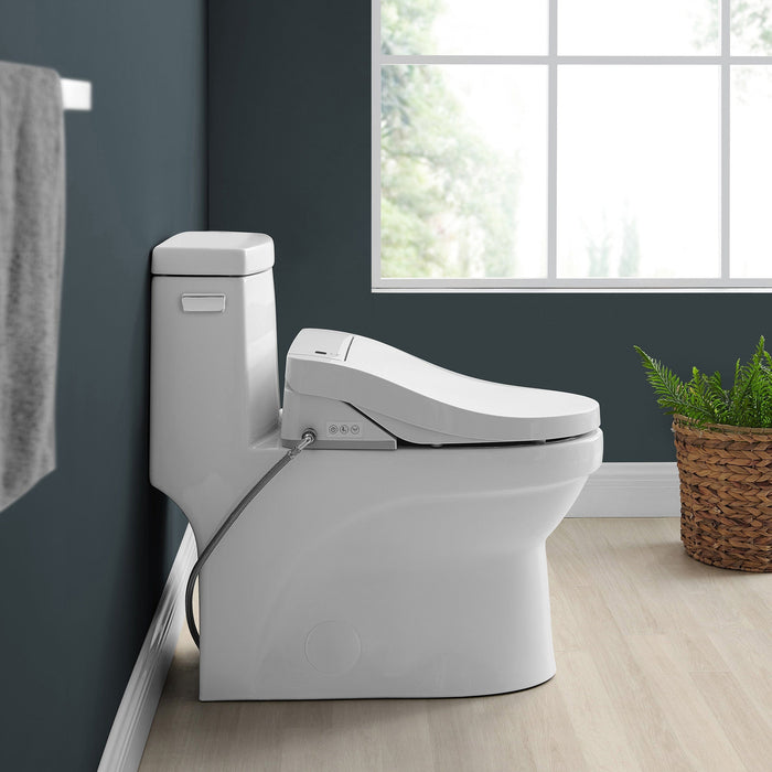 Swiss Madison Virage One-Piece Toilet with Vivante Smart Seat Left Side Flush Handle 1.28 gpf - SM-ST023 - Backyard Provider