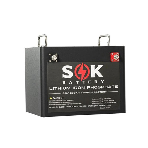 SOK 12V 280Ah Lithium Battery | Built-in heater and Bluetooth - Backyard Provider