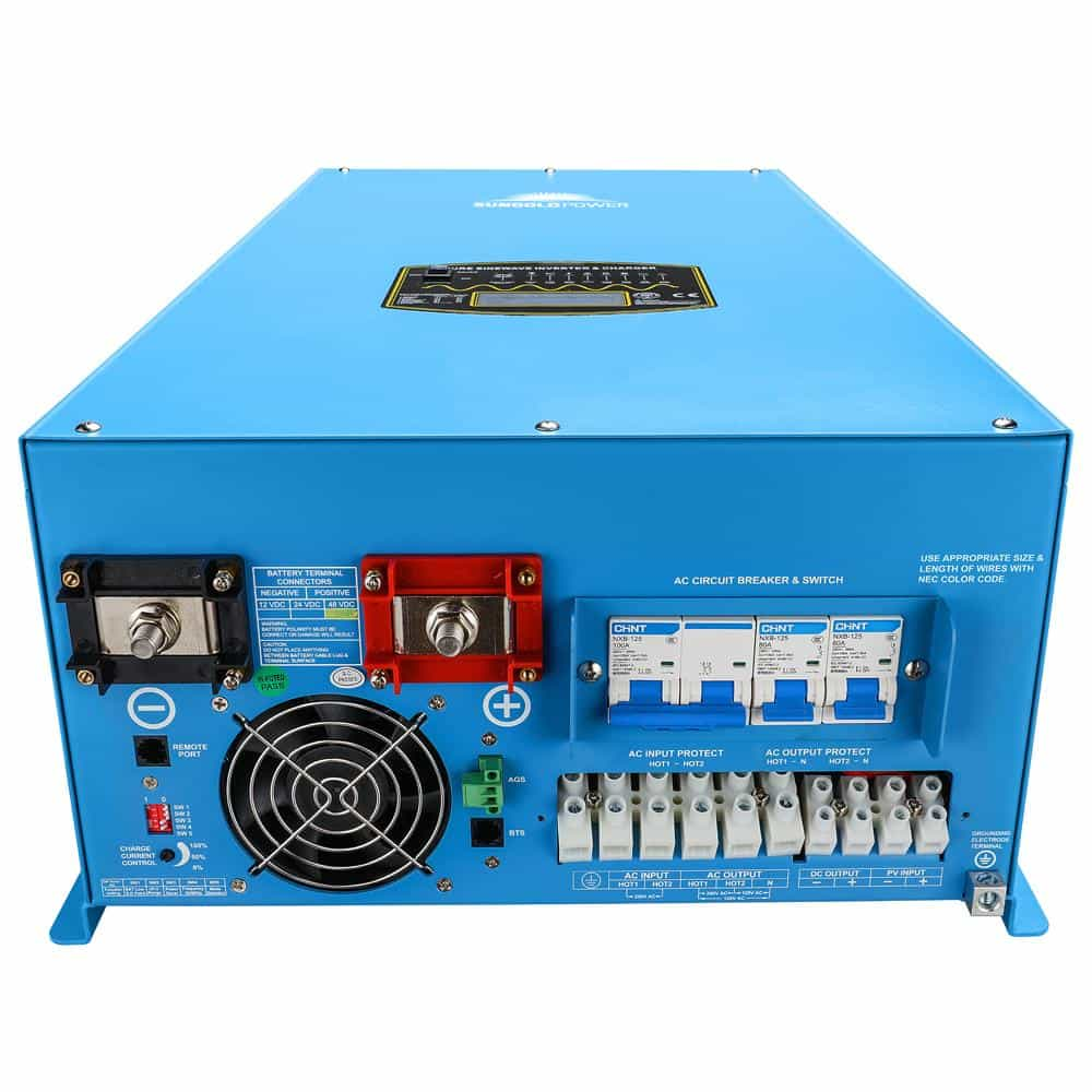 18000W 48V Split Phase Pure Sine Wave Inverter Charger - LFPV18K48V240VSP