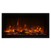 Amantii Symmetry 34'' Extra Tall & Deep Recessed Linear Indoor/Outdoor Electric Fireplace - SYM‐34‐XT / DESIGN‐MEDIA‐15PCE