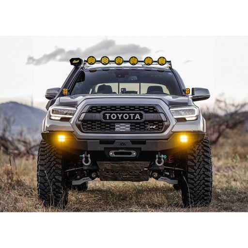Backwoods Adventure Mods Toyota Tacoma 3rd Gen 2016+ Hi-Lite Overland Front Bumper No Bull Bar