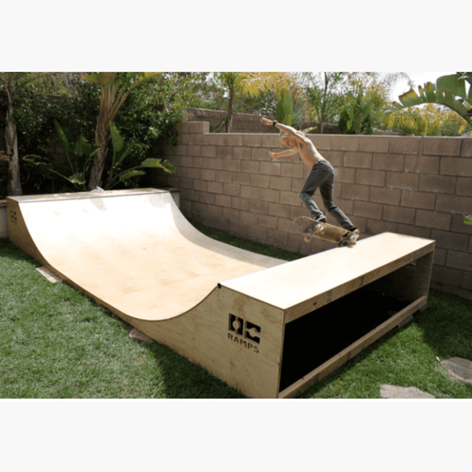 OC Ramp Garage Mini Ramp – Halfpipe - Backyard Provider