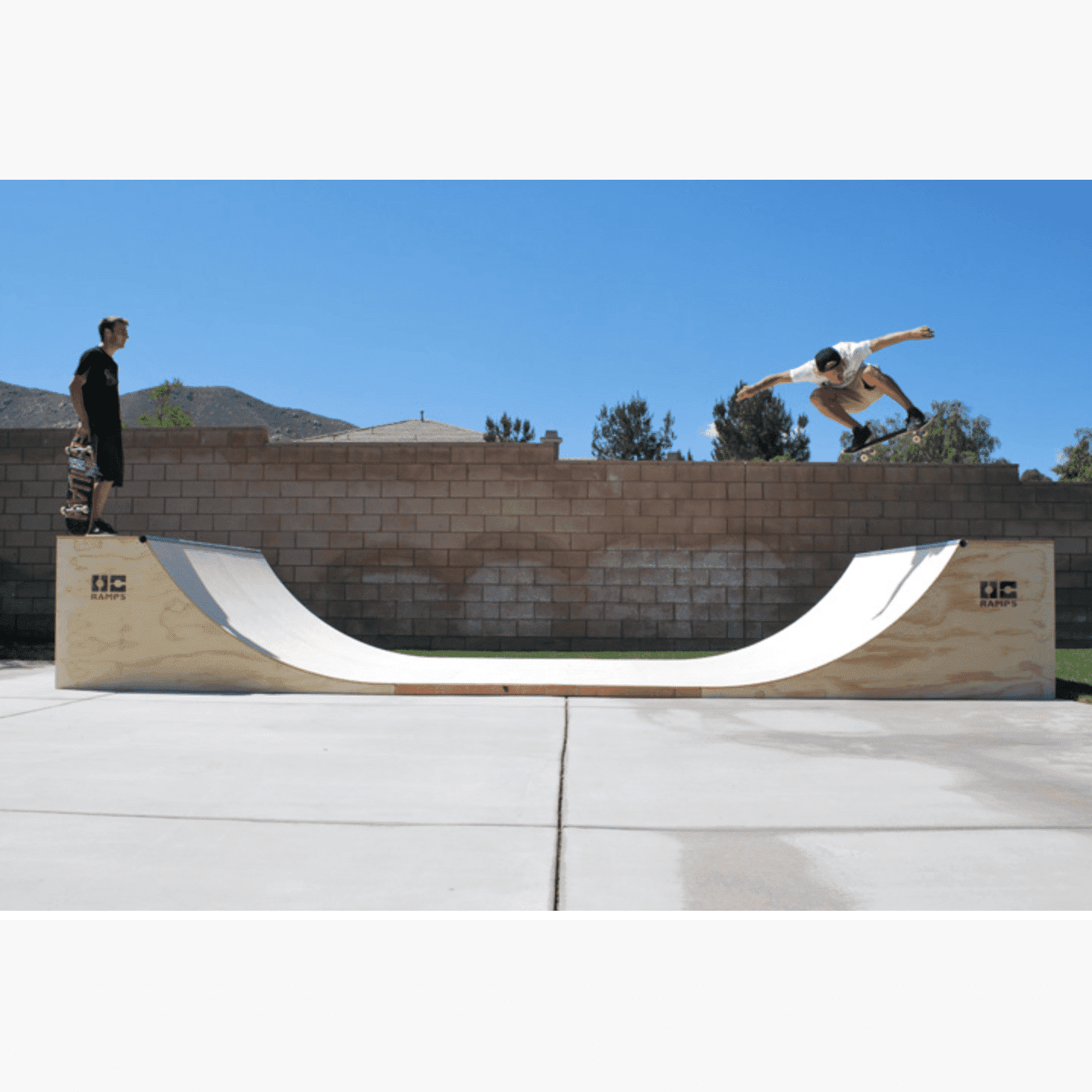 OC Ramp 8′ Wide Halfpipe - Backyard Provider