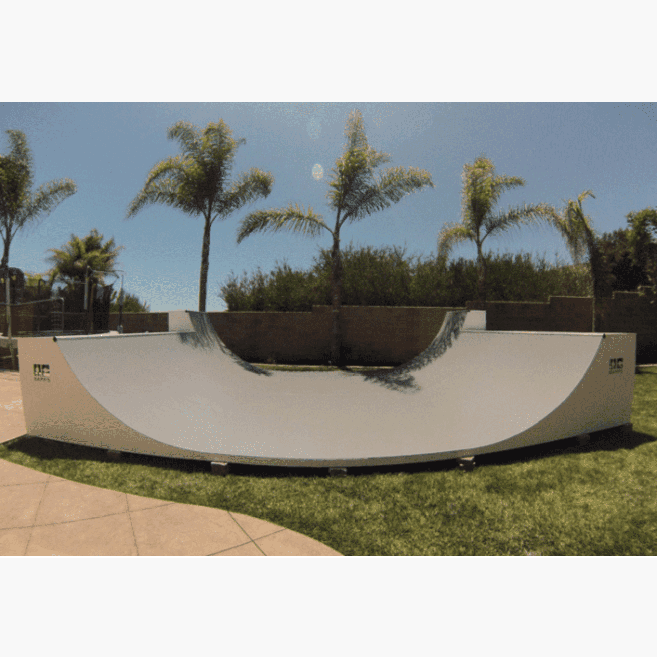 OC Ramp Half Pipe Ramp- 16' Wide - Backyard Provider