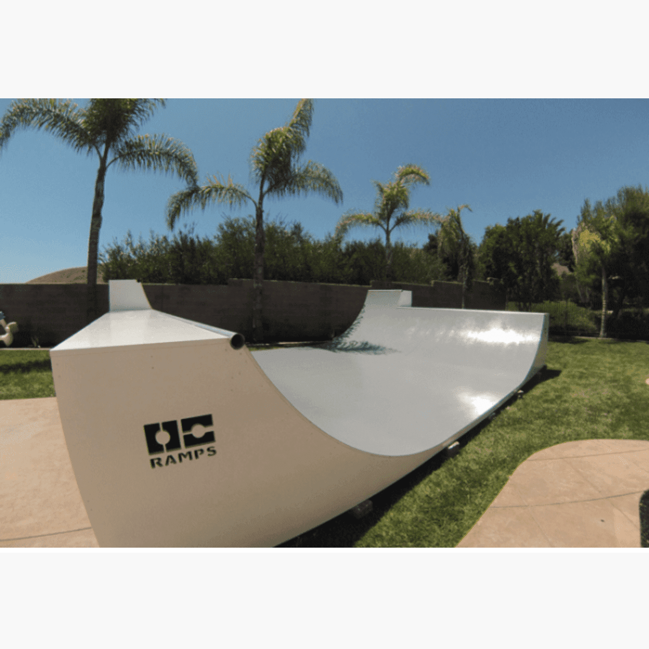 OC Ramp Half Pipe Ramp- 16' Wide - Backyard Provider