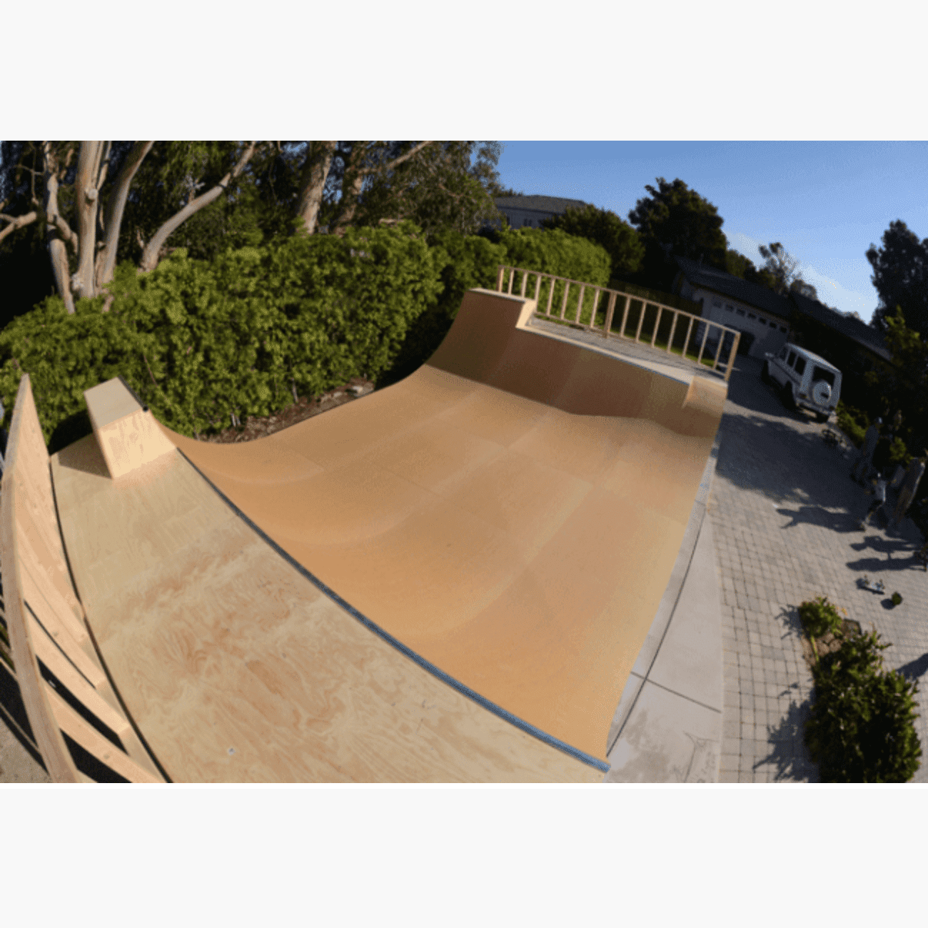 OC Ramp Half Pipe Ramp- 16' Wide - Backyard Provider