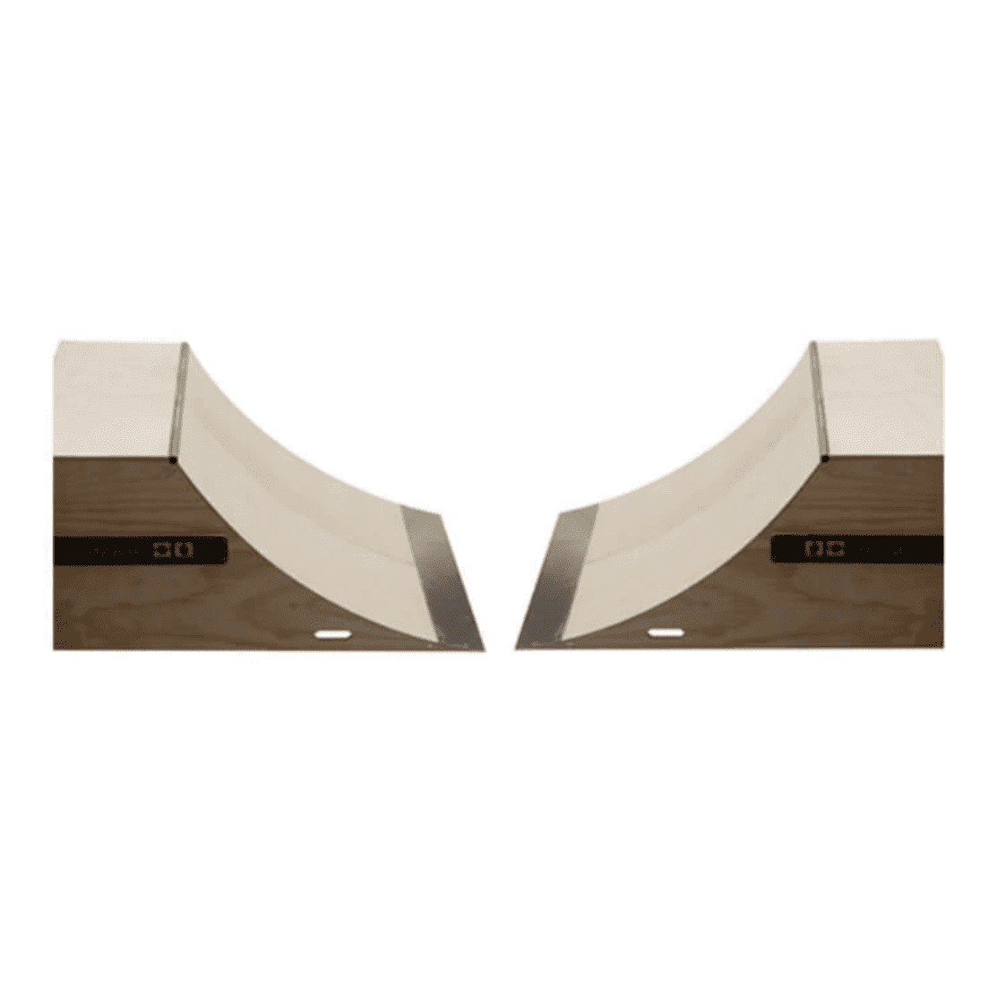 OC Ramp Quarter Pipes Ramps – Two 3 Foot - Backyard Provider