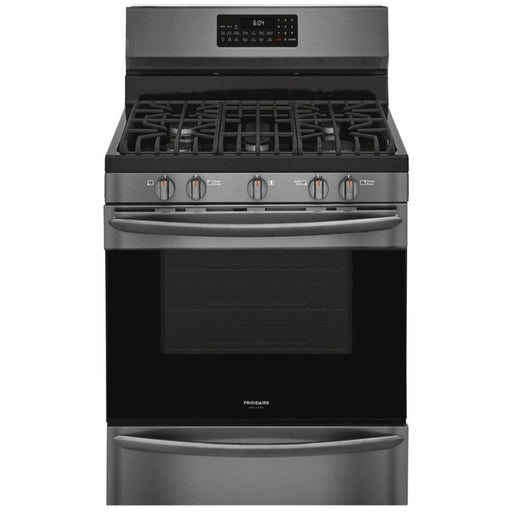 D2C Frigidaire Gallery 30" Freestanding Gas Range with Air Fry - Black Stainless Steel - Backyard Provider