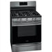 D2C Frigidaire Gallery 30" Freestanding Gas Range with Air Fry - Black Stainless Steel - Backyard Provider