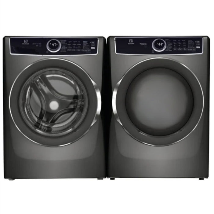 Electrolux - Electric Dryer in Titanium Front Load Perfect Steam- 8.0 Cu. Ft - Backyard Provider