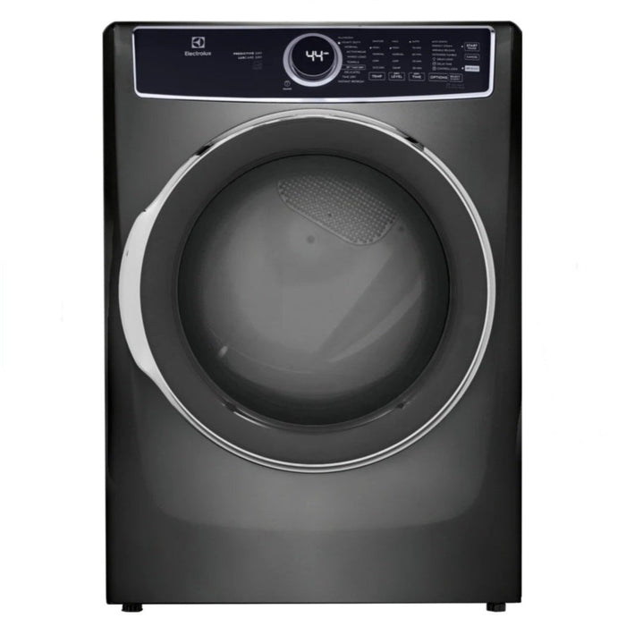 Electrolux - Electric Dryer in Titanium Front Load Perfect Steam- 8.0 Cu. Ft - Backyard Provider