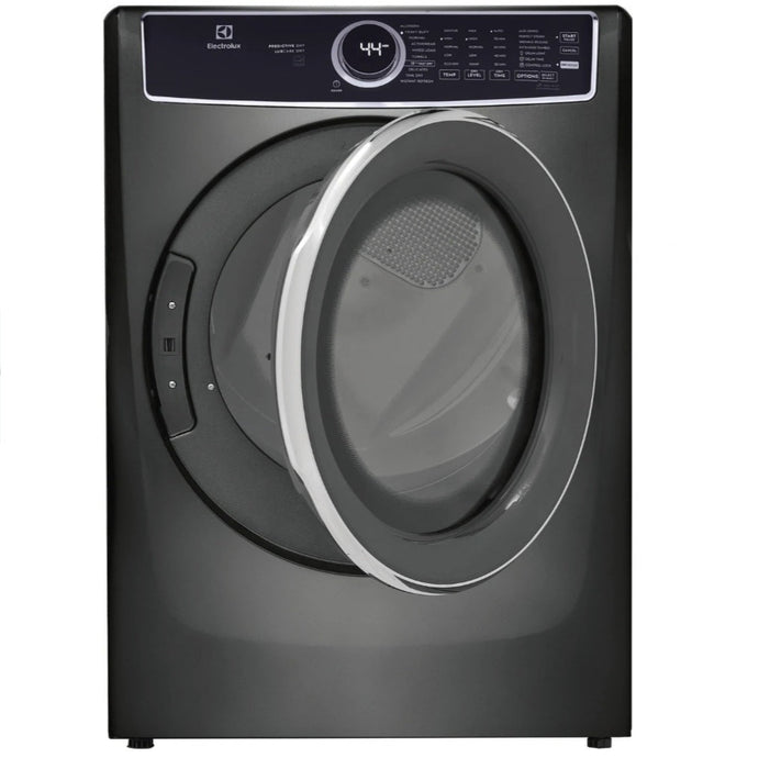 Electrolux - Electric Dryer in Titanium Front Load Perfect Steam- 8.0 Cu. Ft - Backyard Provider