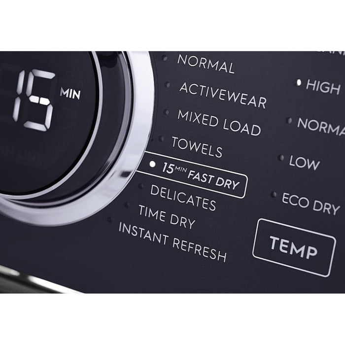 Electrolux - Electric Dryer in Titanium Front Load Perfect Steam- 8.0 Cu. Ft - Backyard Provider