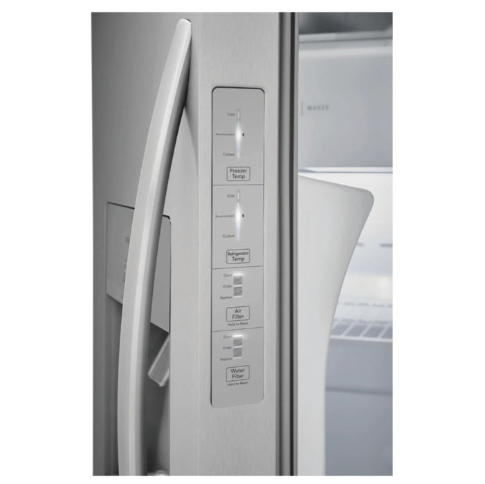 Frigidaire Gallery 23.3 Cu. FT., 33" Wide Side by Side Refrigerator Stainless Steel* - Backyard Provider