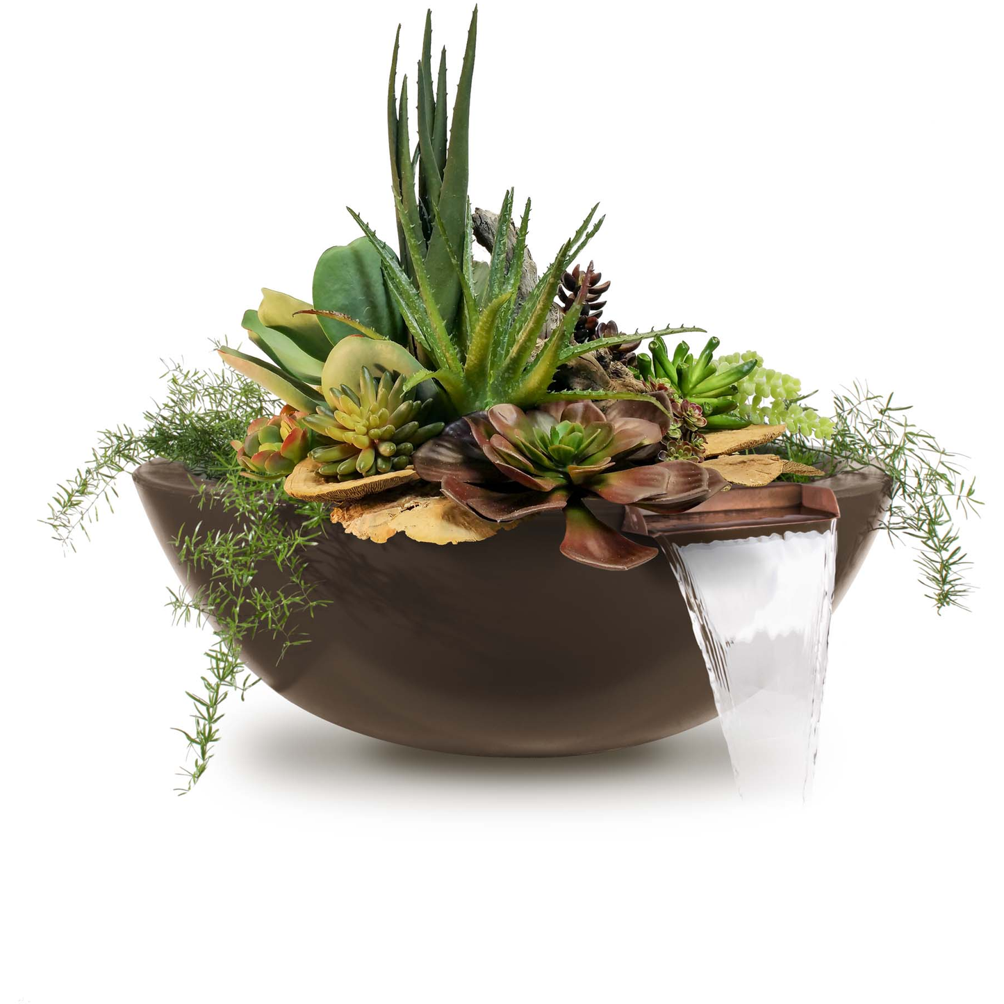 Sedona-GFRC-Planter-and-Water-Chocolate