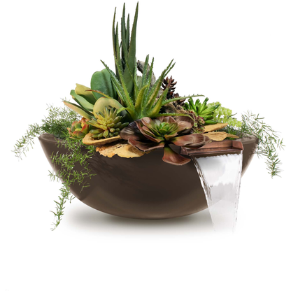 Sedona-GFRC-Planter-and-Water-Chocolate