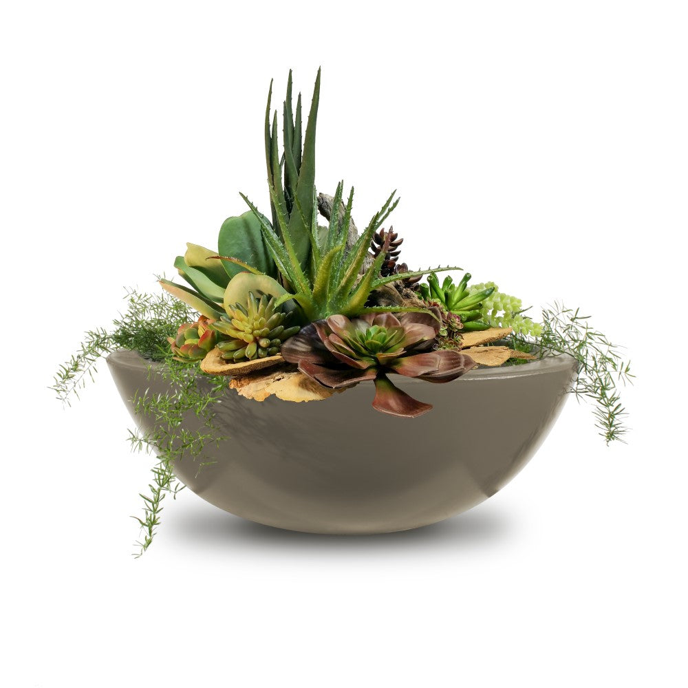 Sedona Concrete Planter Bowl Ash
