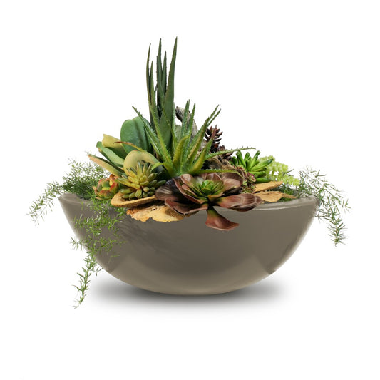 Sedona Concrete Planter Bowl Ash