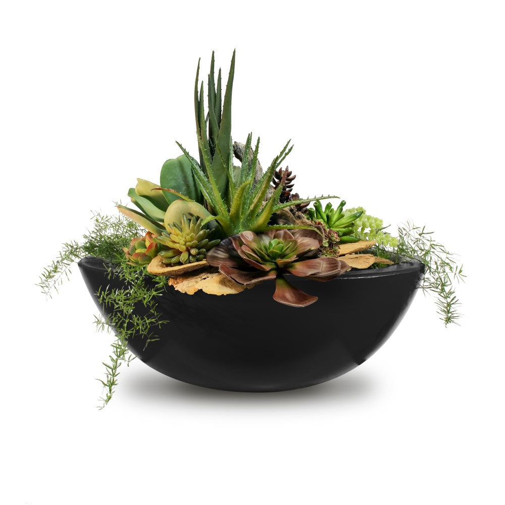 Sedona Concrete Planter Bowl Black