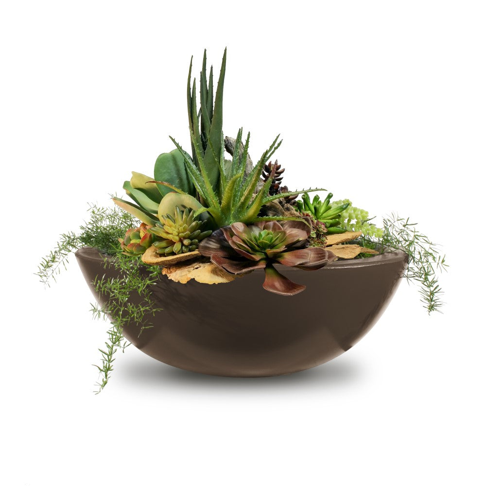 Sedona Concrete Planter Bowl Chocolate