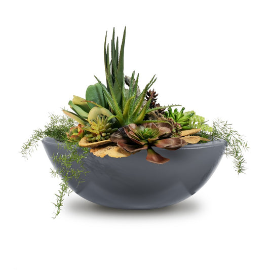 Sedona Concrete Planter Bowl Gray