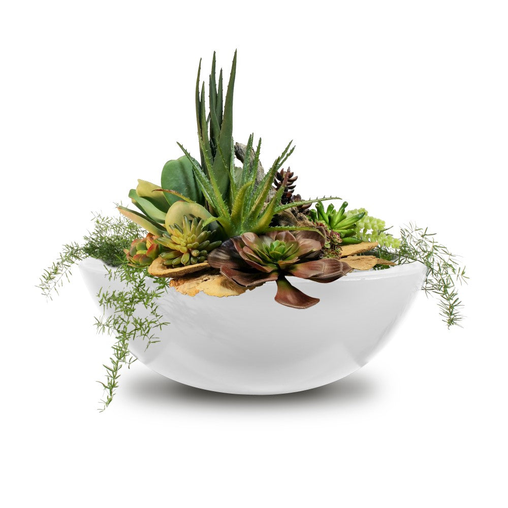 Sedona Concrete Planter Bowl Limestone