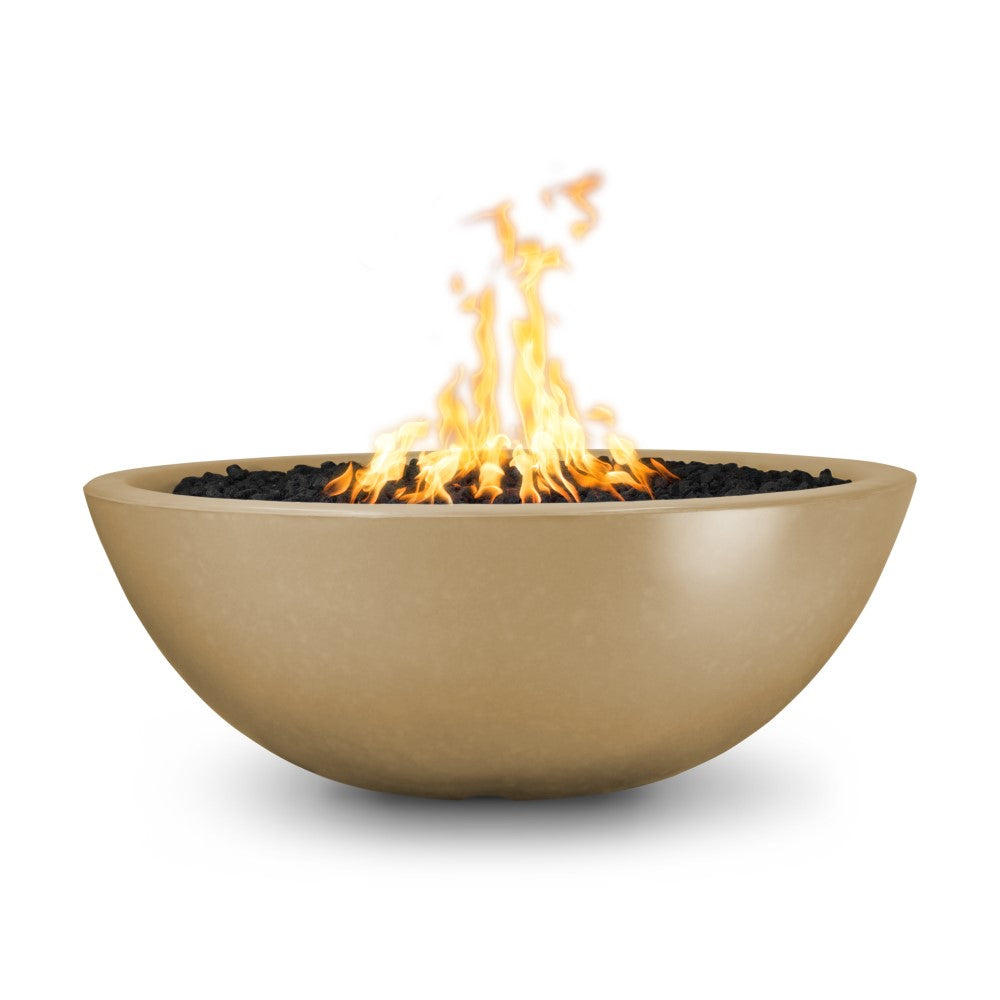 48" Sedona Narrow Ledge Concrete Fire Pit Brown