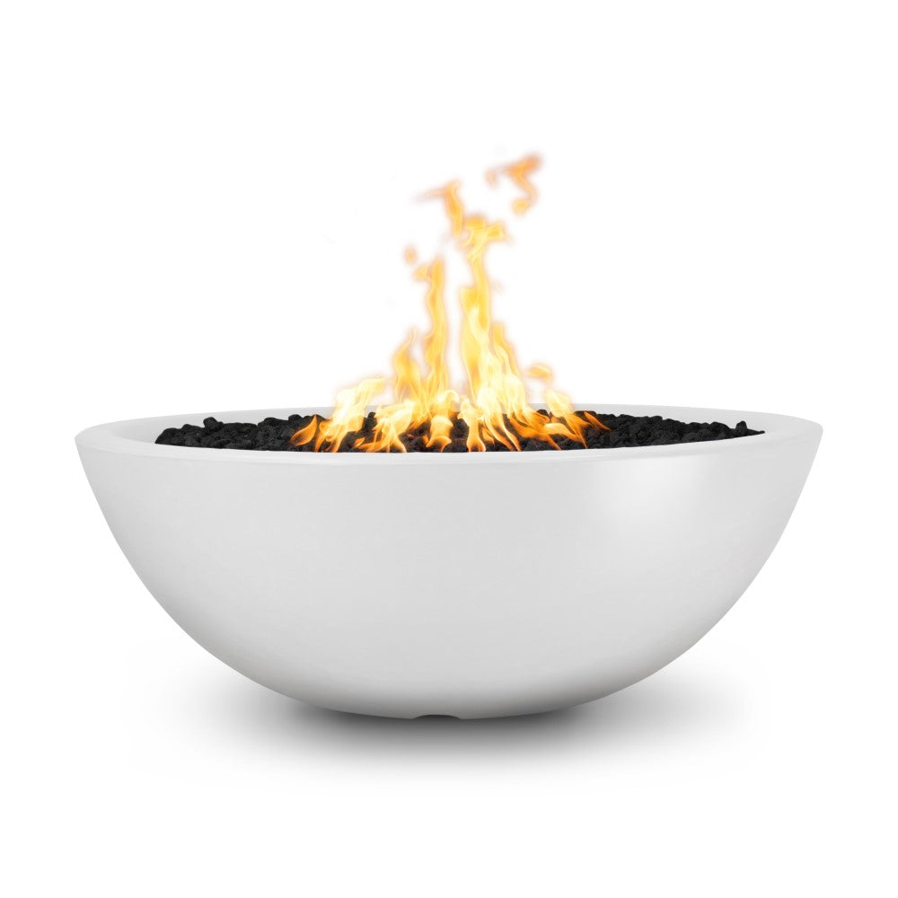 48" Sedona Narrow Ledge Concrete Fire Pit Limestone