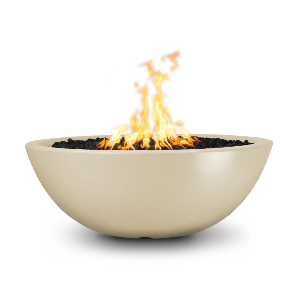48" Sedona Narrow Ledge Concrete Fire Pit Vanilla