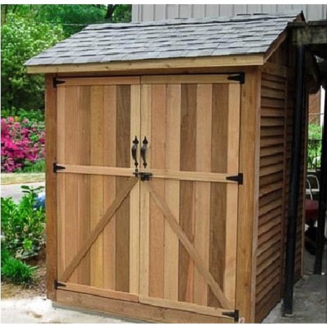 Outdoor Living Today 6'x6' Maximizer Wooden Storage Shed - MAX66