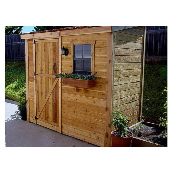 Outdoor Living Today 8'x4' SpaceSaver with Single Door - SS84S