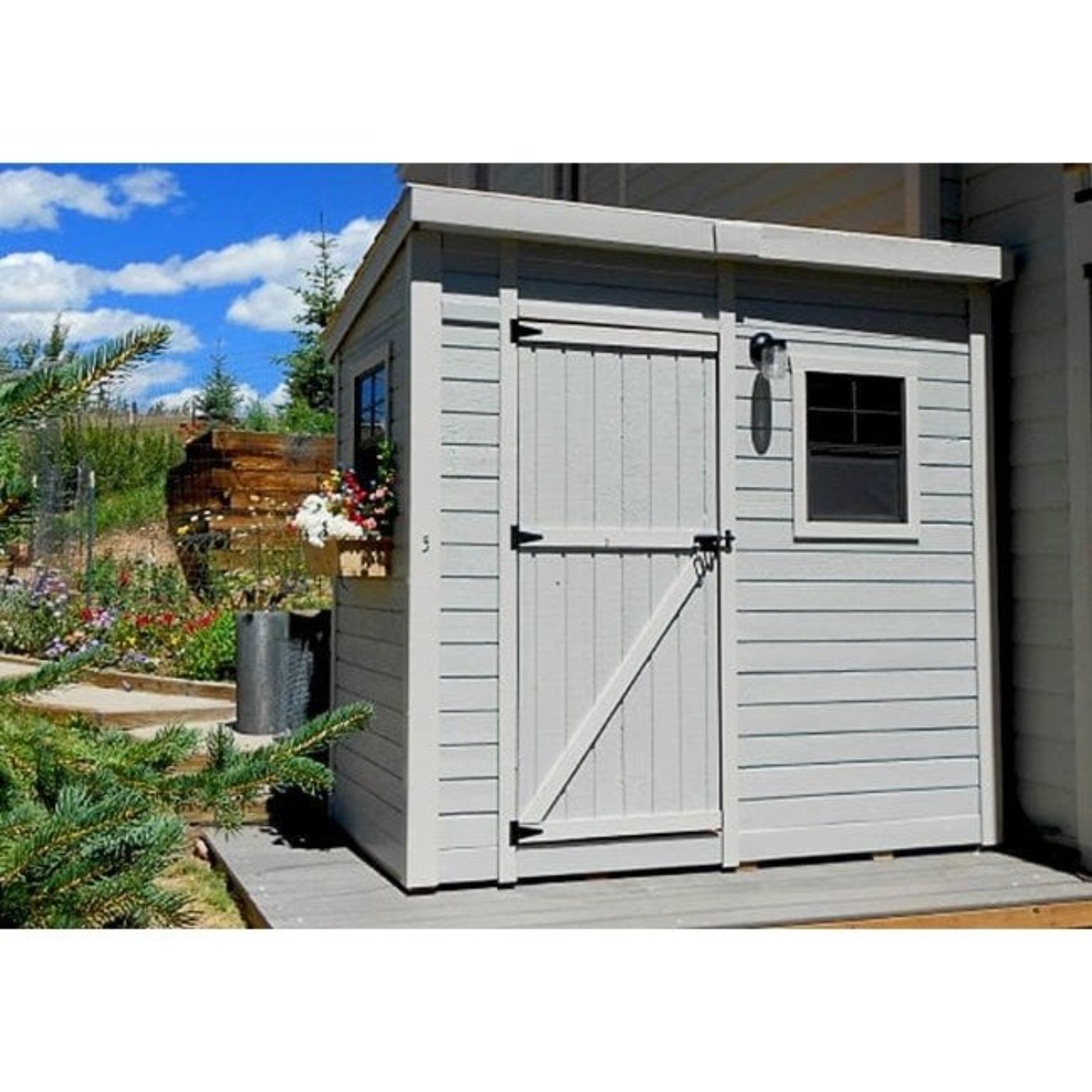 Outdoor Living Today 8'x4' SpaceSaver with Single Door - SS84S