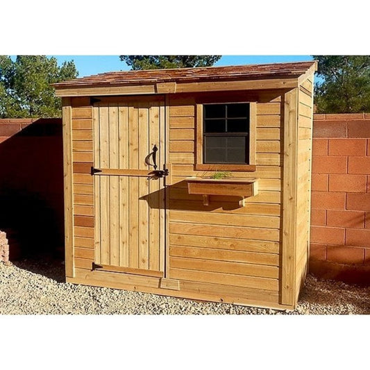 Outdoor Living Today 8'x4' SpaceSaver with Single Door - SS84S