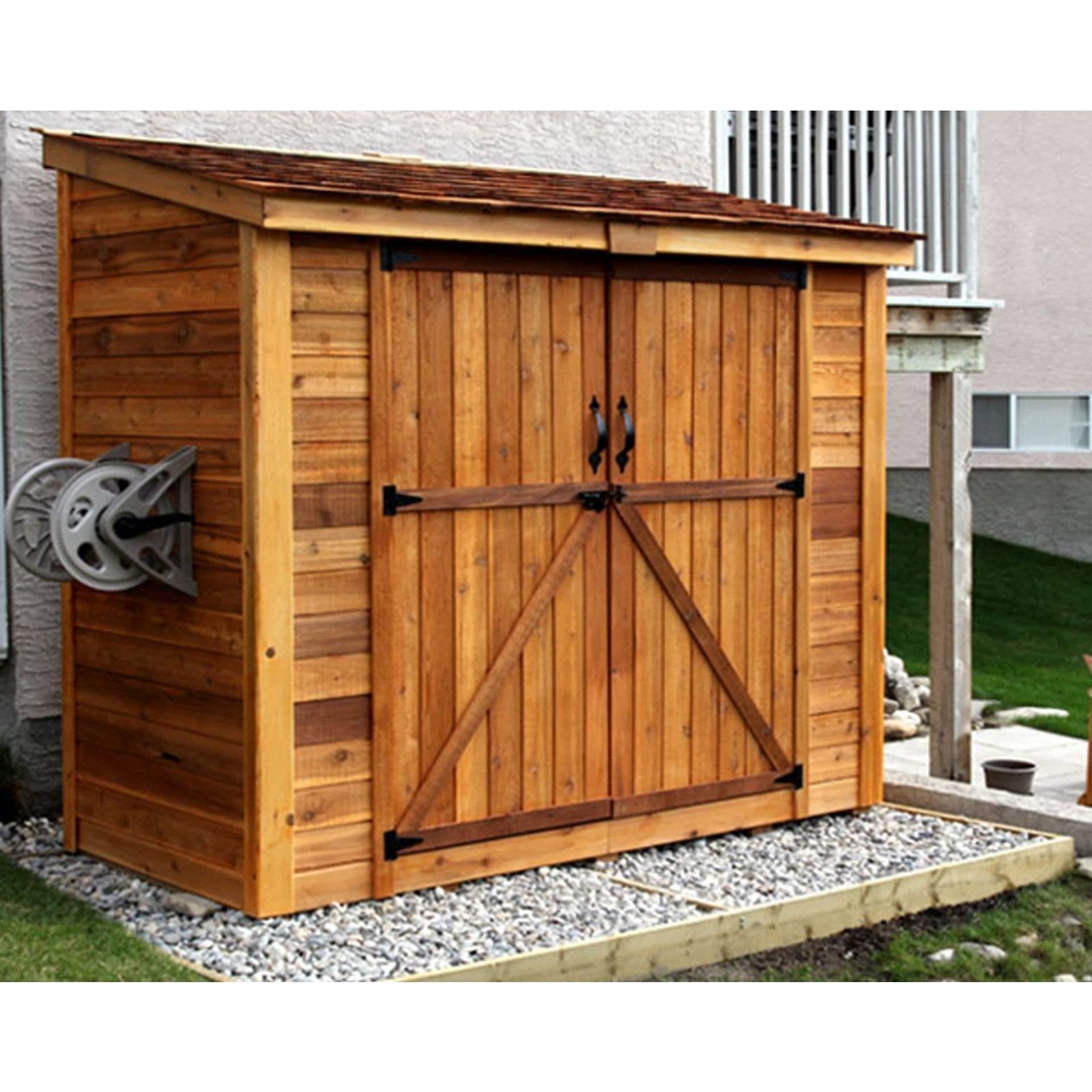 Outdoor Living Today 8'x4' SpaceSaver with Double Doors - SS84-D