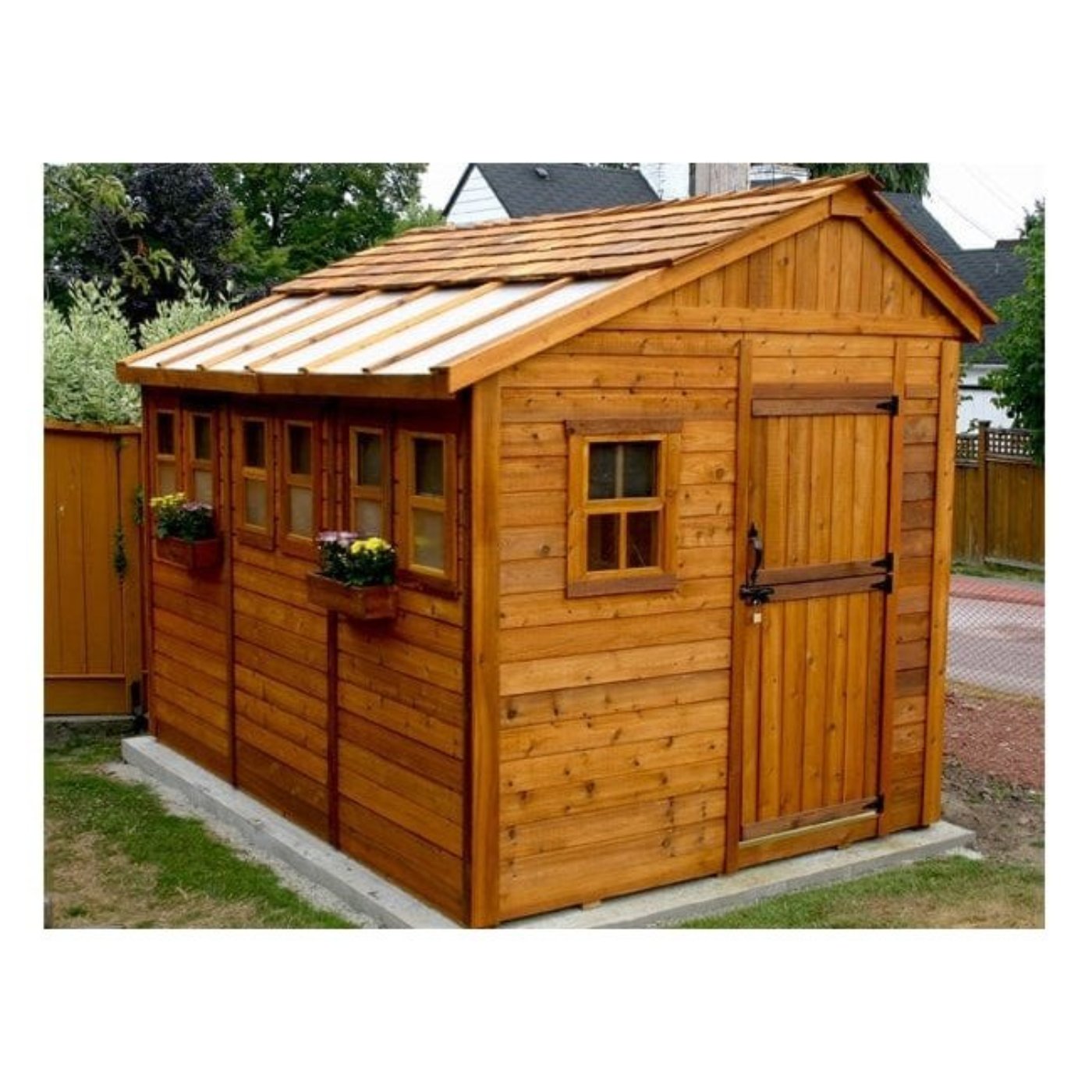 Outdoor Living Today 8'x12' Sunshed Garden Shed - SSGS812