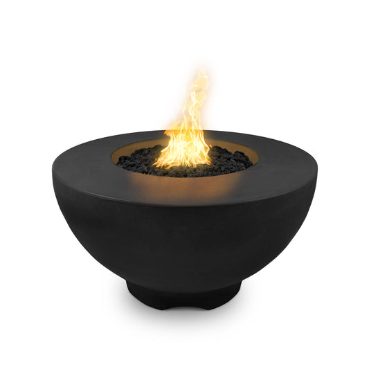 37" Sienna Concrete Fire Pit Black