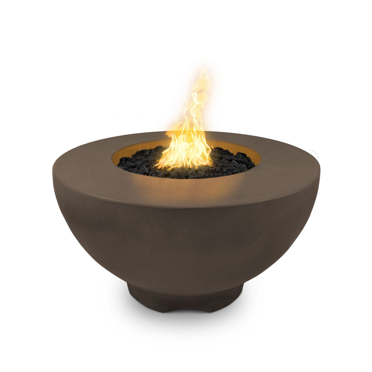 37" Sienna Concrete Fire Pit Chocolate