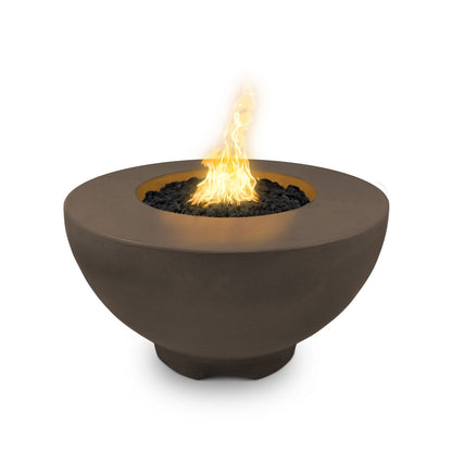 37" Sienna Concrete Fire Pit Chocolate